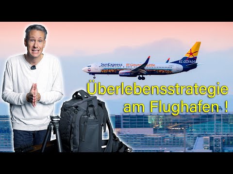Fotograf eskaliert beim Handgepäck | Wie groß und schwer darf es sein am Flughafen?