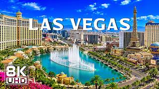 Las Vegas 🇺🇸 | Neon Lights, Iconic Strip & The Ultimate Night City Experience in 8K