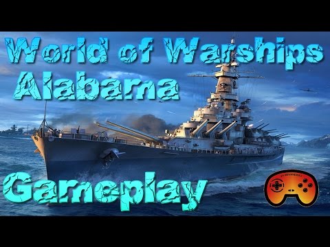 Alabama Gameplay - Tier 8 Premium Schlachtschiff - World of Warships - Gameplay - Deutsch