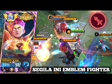 BENER BENER GILA CLAUDE EMBLEM FIGHTER GA MATI MATI - BUILD CLAUDE TERSAKIT 2026 - MLBB