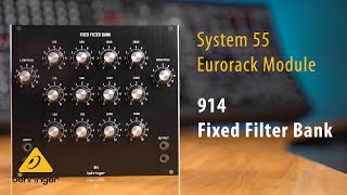 Video thumbnail for 914 Fixed Filter Bank Eurorack Module by Behringer