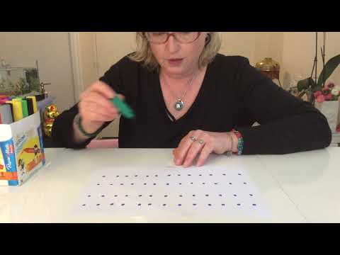 Activité graphique moyenne section maternelle: Ponts et points