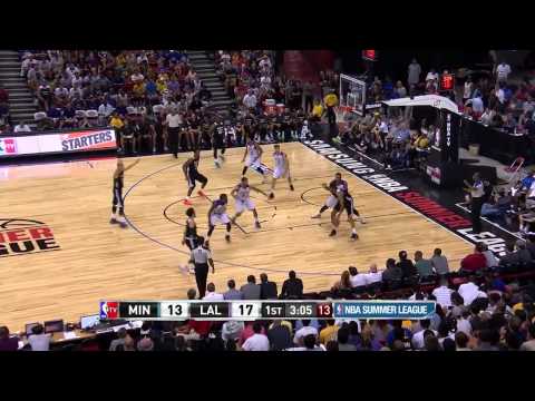 Karl Anthony Towns Highlights   Timberwolves vs Lakers   July 10, 2015   NBA Summer League