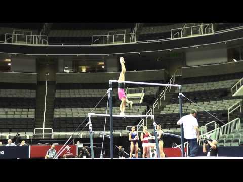Nastia Liukin - Uneven Bars - 2012 U.S. Olympic Trials Podium Training
