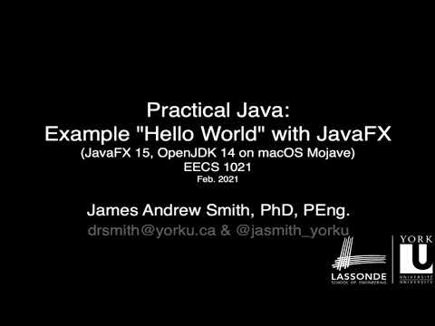 Practical Java: JavaFX 15 + Java SDK 14 + IntelliJ IDEA 2020