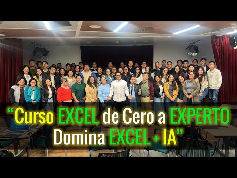 Curso Completo de Excel 2026: De Cero a Experto (Funciones, Dashboards, IA y más)
