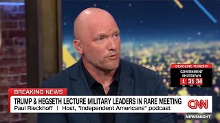 CNN: NEWSNIGHT WITH ABBY PHILLIP - 9/30/2025 - VETERANS DEBATE HEGSETH'S LECTURE TO GENERALS