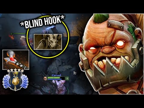 PUDGE one blind Hook cause the VICTORY to team - How Atos Build work in 5K MMR | Genius Pudge