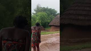 Bathing in rain #shorts