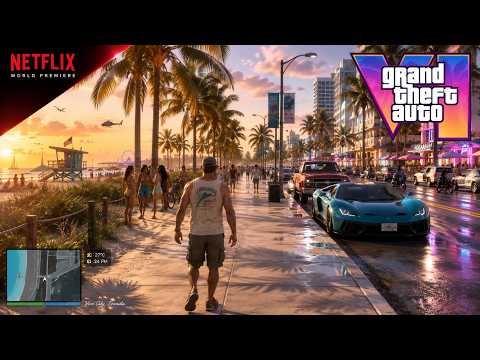 GTA 6 HUGE Gameplay Netflix Leak, NEW Details, Jason/Lucia, Trailer 3 Leaks (Grand Theft Auto VI)