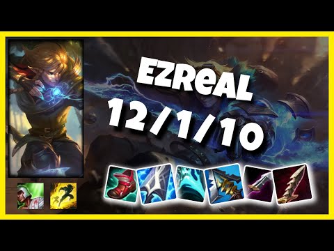 Ezreal Bot Lane 11.5 Challenger Gameplay Replay S11 (12/1/10) - KOREAN