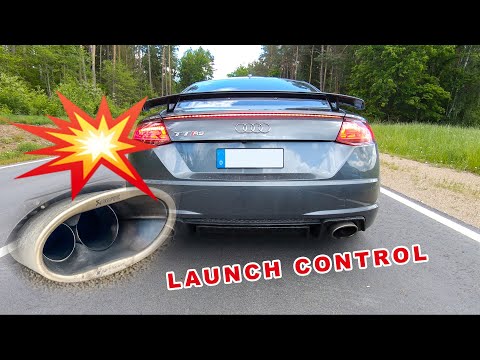 Audi TT RS Akrapovic Sound - Launch Control 💥