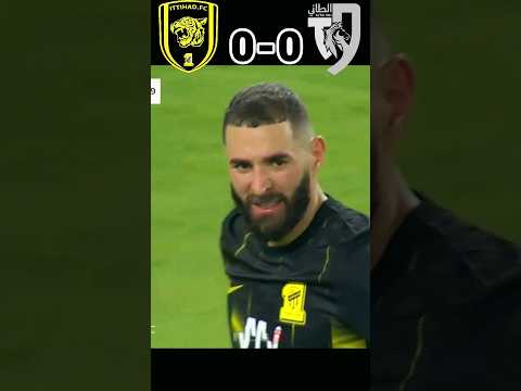 Al Ittihad vs Al Ta'ee Saudi Pro League 2023. #benzema #kante #fabinho #football #shorts #goals