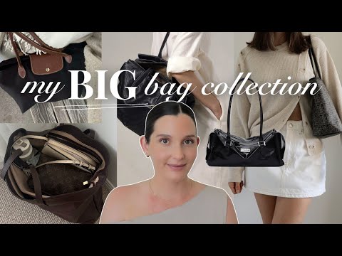 All Of My BIG Bags 👜 chic, affordable & functional - longchamp, songmont, gucci, celine & more ✨