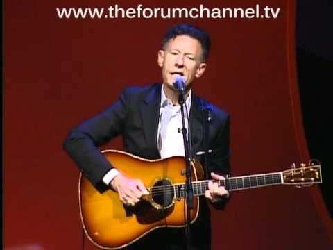 Lyle Lovett performs "Step Inside This House" at The CT Forum