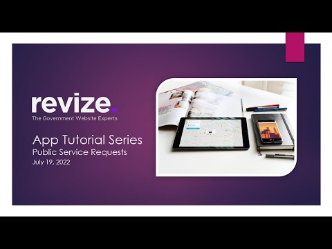 Webinar: Public Service Request App