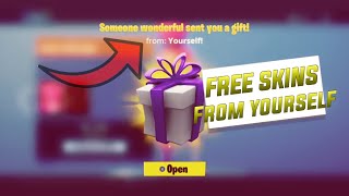 How to get FREE skins using NEW gifting method in Fortnite..