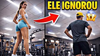 Mulher tentou chamar atenção na academia - e Ele virou as costas 