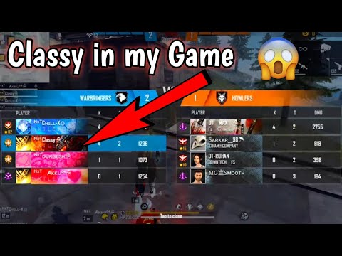 Nxt Classy in my Game😱 free fire 🔥 | Classy Squad in CS Ranke free fire #2B Gamer #Classy ff