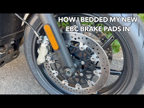How I bedded my new EBC HH brake pads in on my 2020 Triumph Speed Twin👍