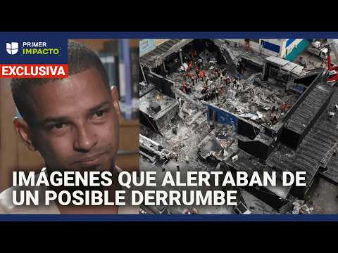 Exclusiva: Exempleado de la discoteca Jet Set revela imágenes que alertaban de un posible derrumbe