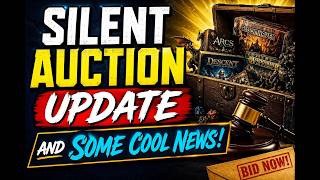 9/1 silent auction update and some cool news