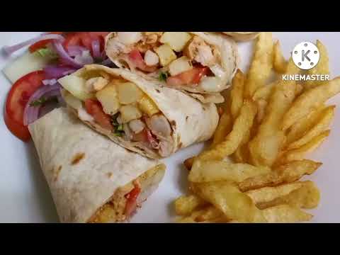 Turkish Tortilla wraps | Chicken Tortilla Shawarma | Homemade Tortillas