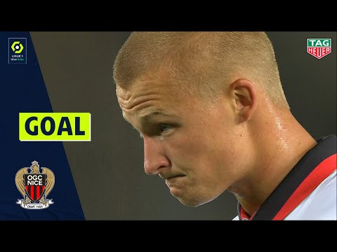 Goal Kasper DOLBERG 37 pen - OGC NICE / RC STRASBOURG ALSACE - OGC NICE 0-2 2020/2021
