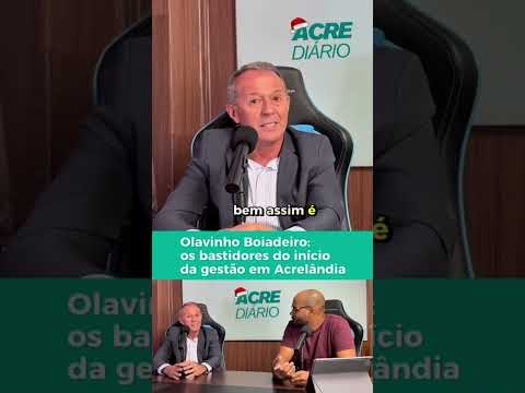 Olavinho Boiadeiro fala sobre o diagnóstico inicial da Prefeitura de Acrelândia ao assumir a gestão.