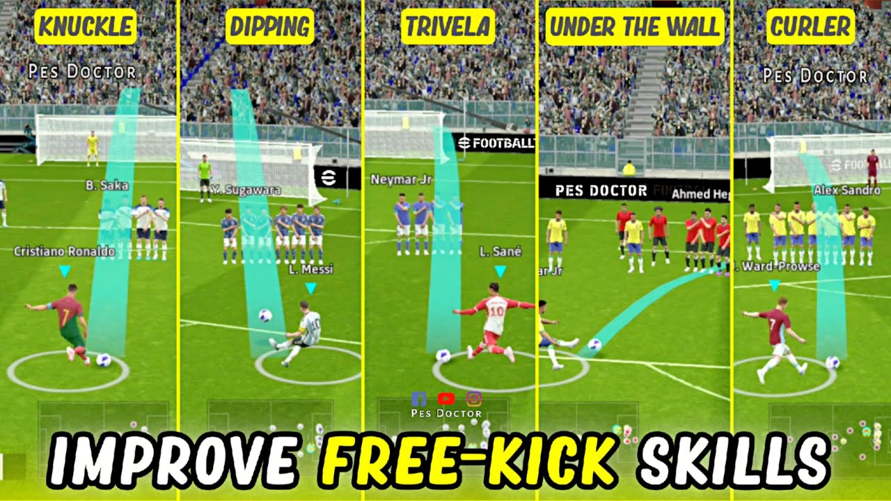Improve Your Free-kick Skills in eFootball 2024 Mobile