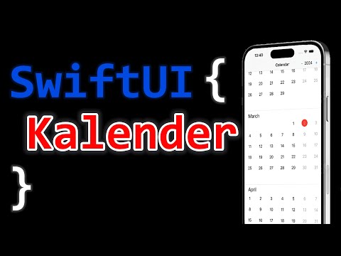 ULTIMATIVE Kalender App in SwiftUI programmieren