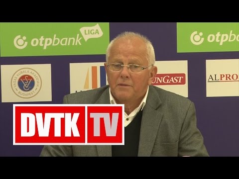 Vasas - DVTK | Egervári Sándor értékelése | 2016.04.16. | DVTK TV