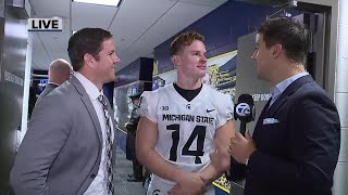 Brian Lewerke off podium