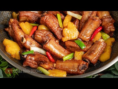 [ENG SUB] Bí Quyết Sườn Kho Khóm đặc biệt, không cần ướp sườn vẫn thấm vị đậm đà