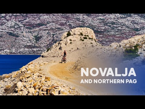 You'll feel like you are CYCLING ON A MOON here! | Bikademy Study NOVALJA and northern PAG