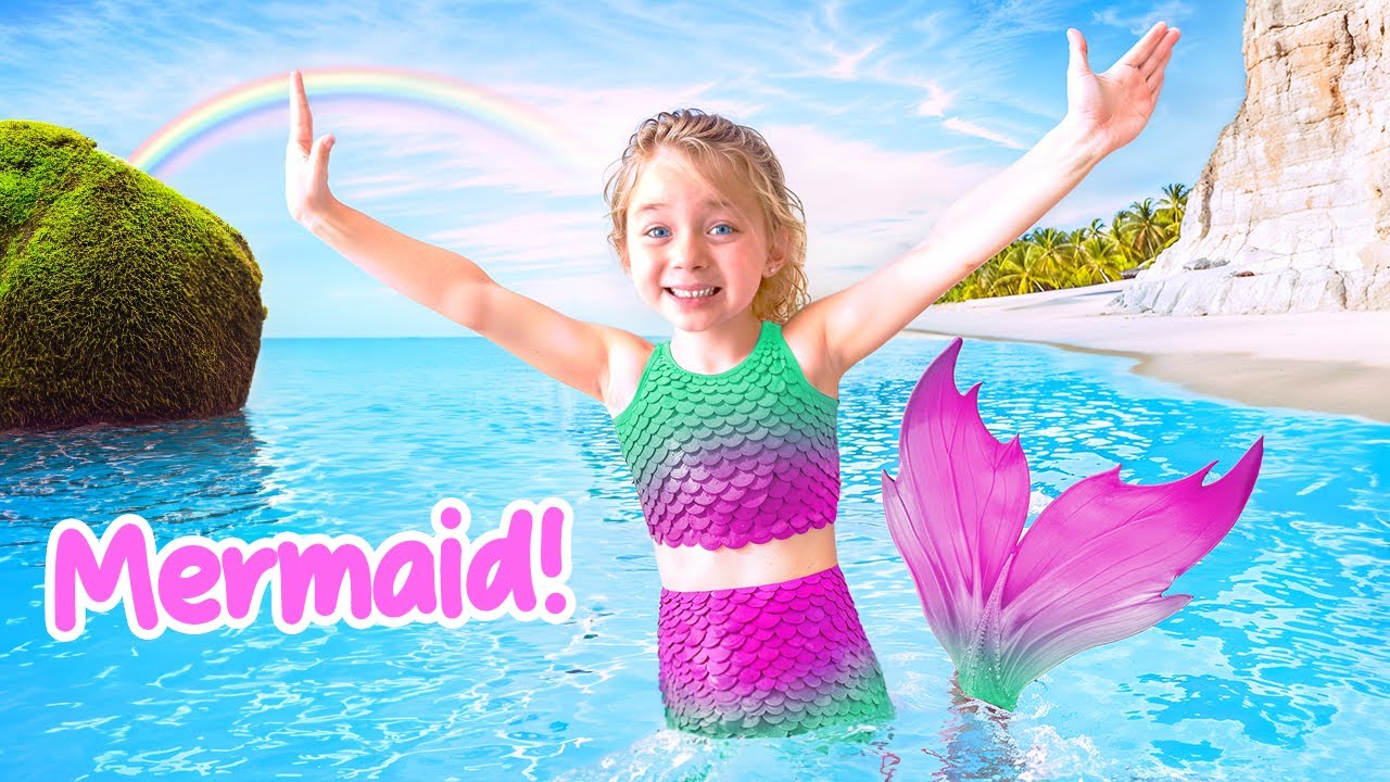 Ivy Turns Into a Magical Mermaid! ✨