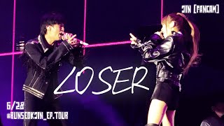 Download lagu [4K] 250628 Loser ft.YENA 💙🎸⚡️ #RUNSEOKJIN_EP.TOUR 방탄소년단 진 최예나 직캠 mp3
