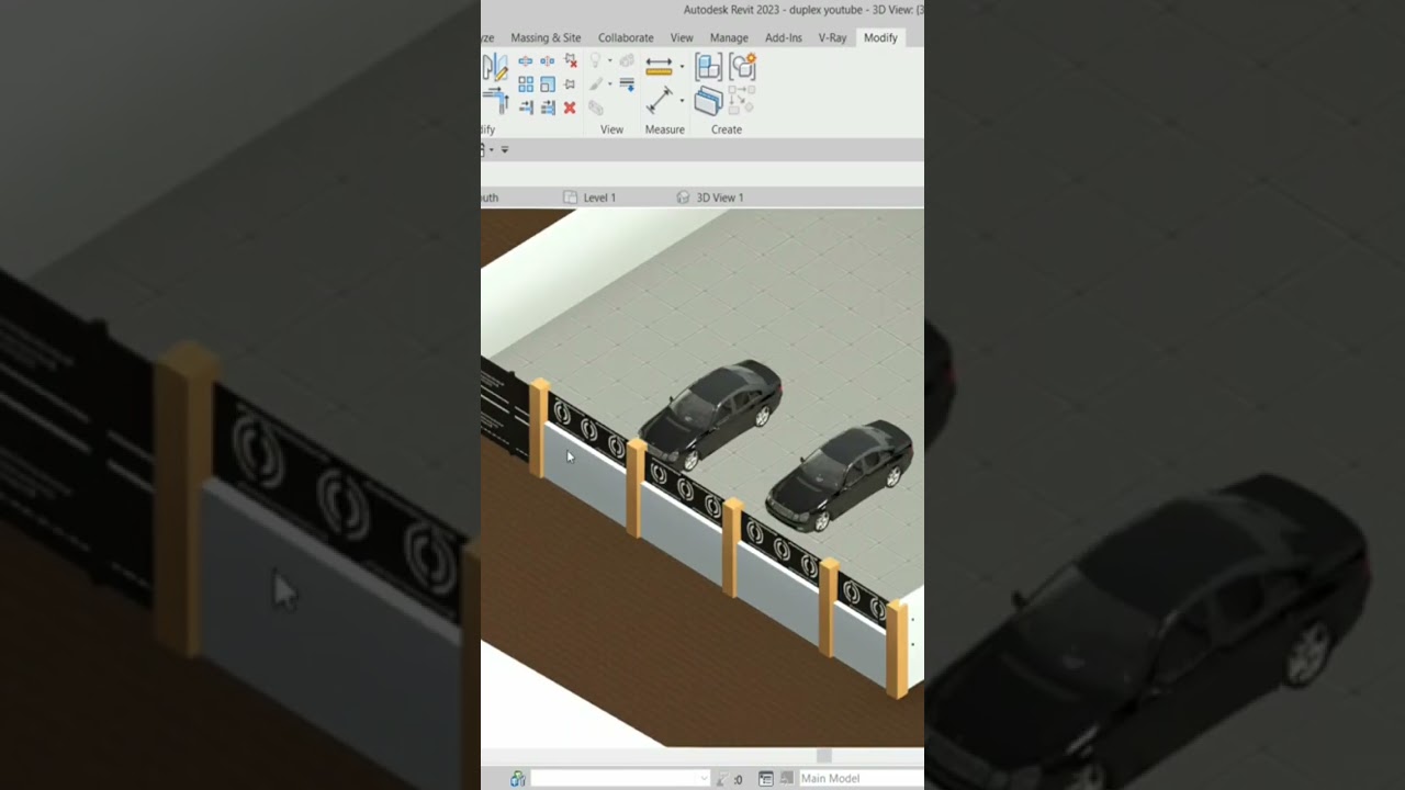 Revit Tutorial Fence and Gate technology #architecture #home