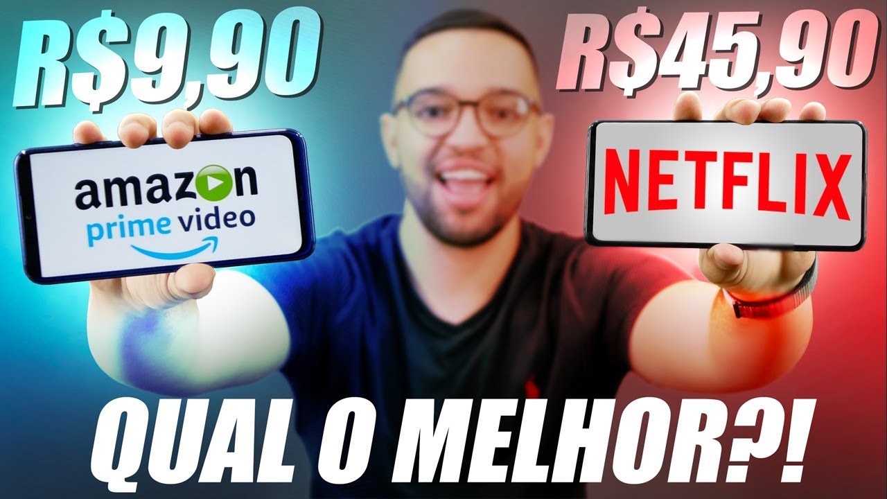 NETFLIX vs AMAZON PRIME VIDEO | qual o MELHOR? Comparativo SINCERO!!!