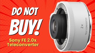 Video thumbnail for DON'T BUY Sony FE 2.0x Teleconverter Until You See THIS! 😱 (7 Shocking Reasons) by Critical Reviews
