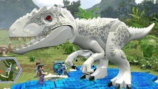 LEGO Jurassic World - Jurassic Park Hub 100% Guide #2 - Dilophosaurus & Triceratops Territory