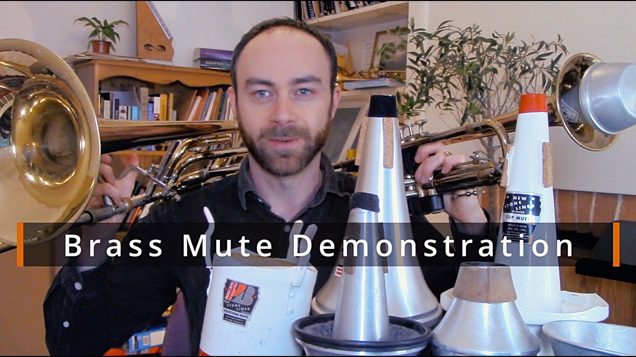 Brass Mutes Demonstration (trumpet + trombone, 7 mutes)