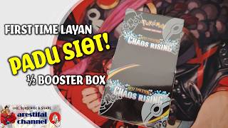UNBOXING HALF BOOSTER BOX CHAOS RISING - LAGI BERBALOI DARIPADA BELI ETB!