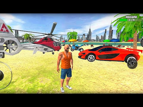Helicopter And Bike Driving In Open World Game | Android Gameplay