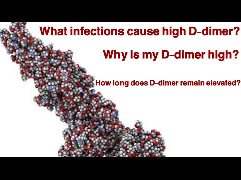 What infections cause high D-dimer | Why is my D-dimer high | How long does D-dimer remain elevated