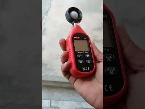 Lux meter for light power calculation#shorts