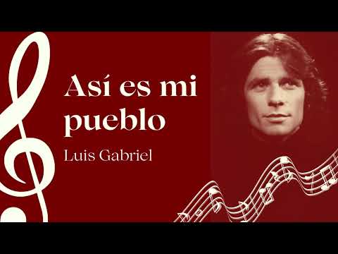 Así es mi pueblo (audio oficial) - Luis Gabriel