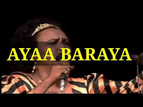 Sahra Axmad Jaamac || Ayaa baraya caashaqa with lyrics