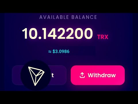 New Free TRX Cloud Mining Site 🤑 || TRX Mining || TRX Cloud || TRON Mining