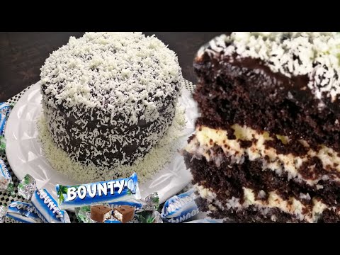 BOUNTY CAKE EASY AND DELICIOUS! MELTS IN YOUR MOUTH 😋 🎂 WITHOUT USING GELATIN!